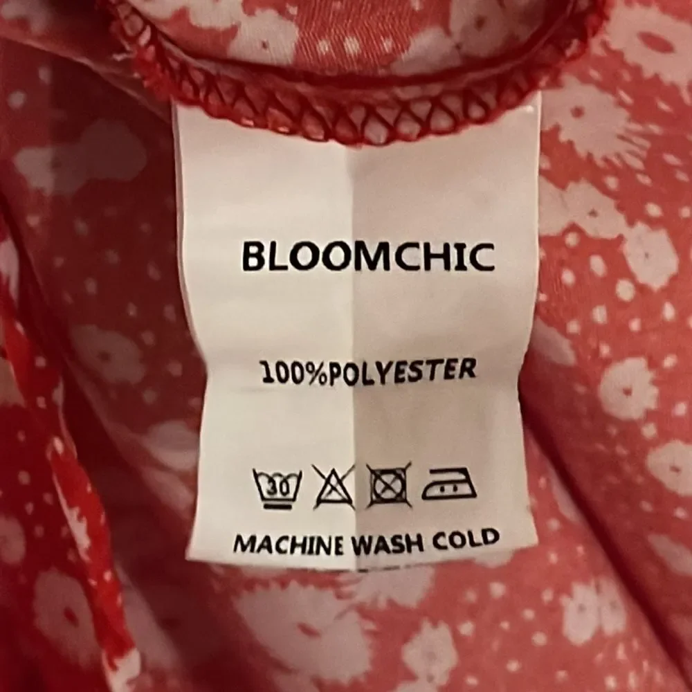 Bloomchic Red Floral Long Sleeve Tunic